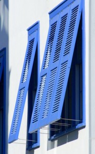 Bahama Shutters for hurricane protection