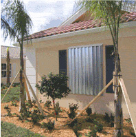 galvanized hurricane panels
